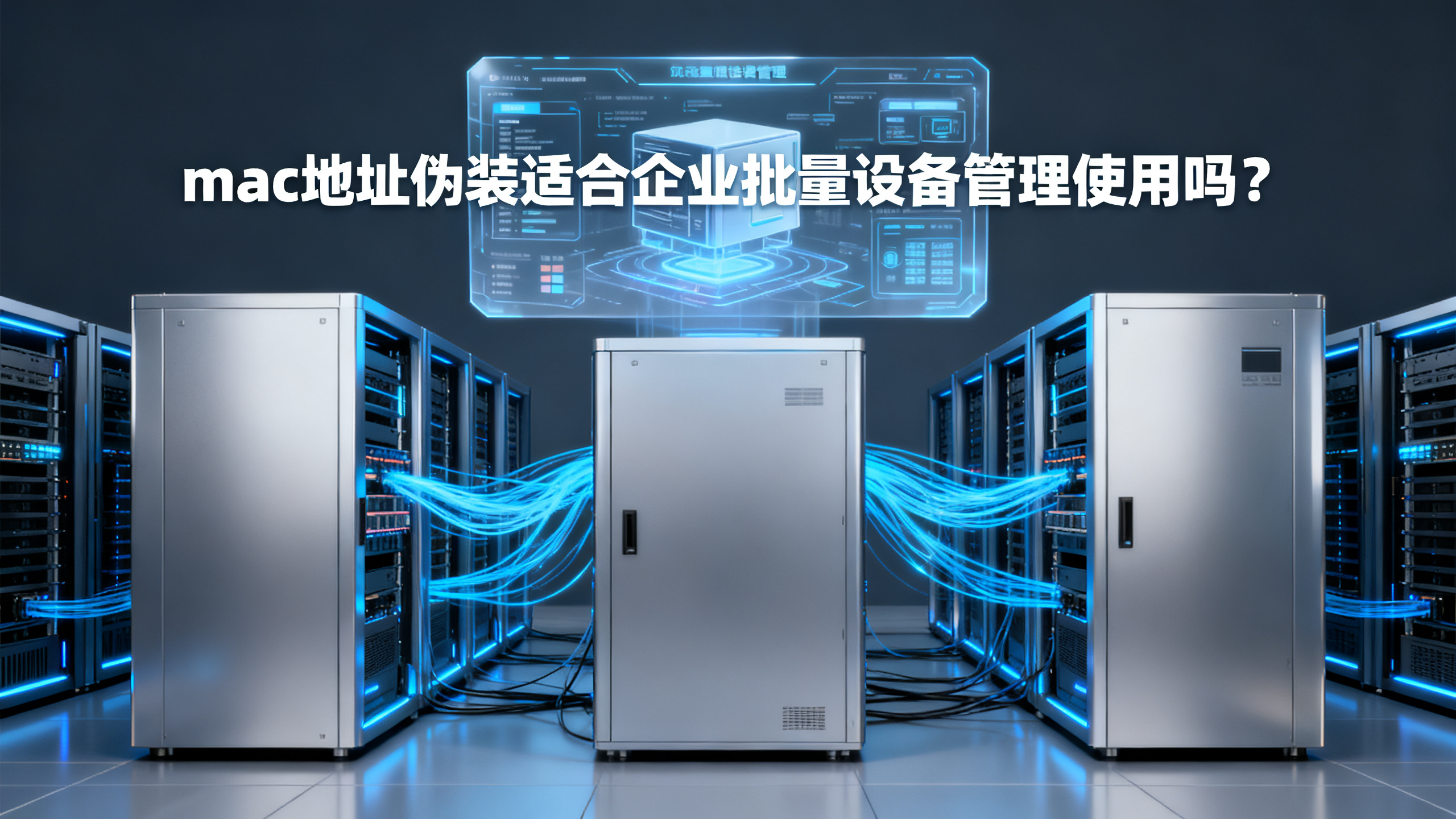 mac地址伪装适合企业批量设备管理使用吗？